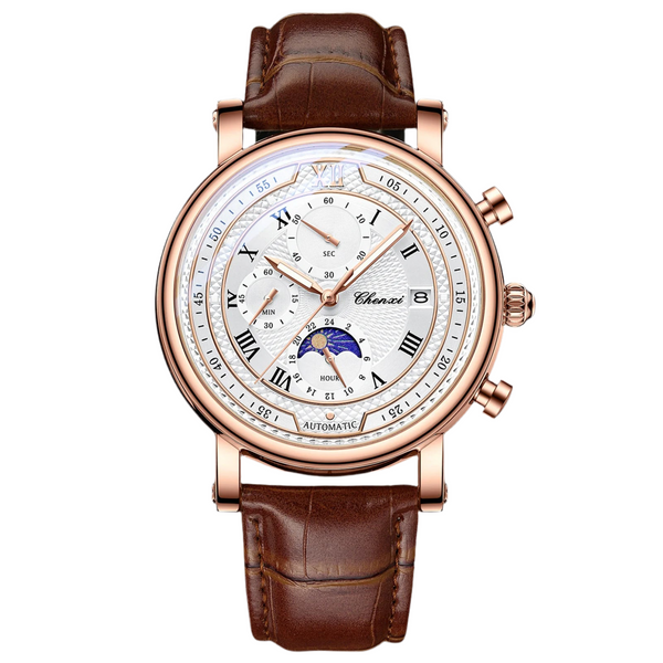 Chenxi 976 Moon Phase Chronograph