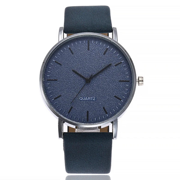 Casual Blue Quartz Watch